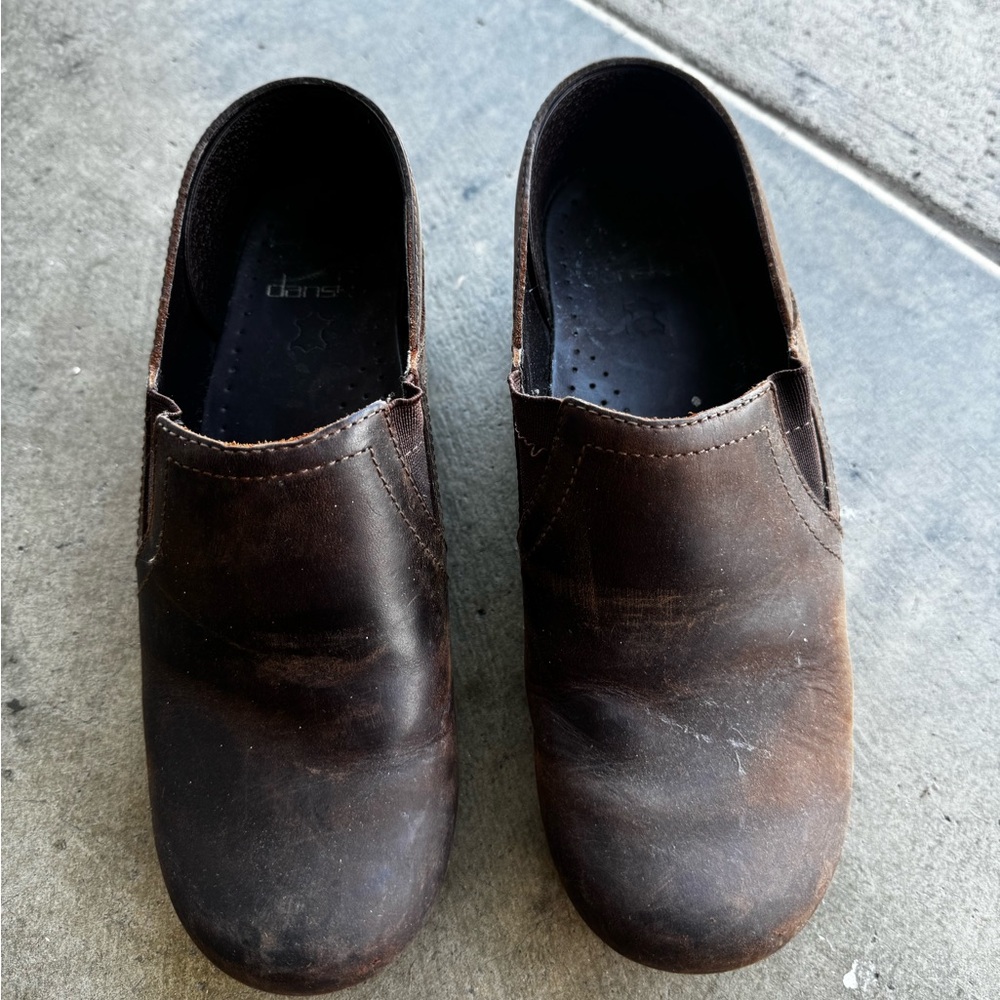 Brown Oiled Dansko Shoes